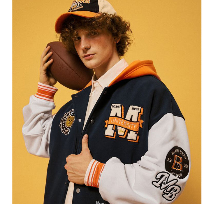 Get Immediate Approach of Style with Hooded Baseball Jacket