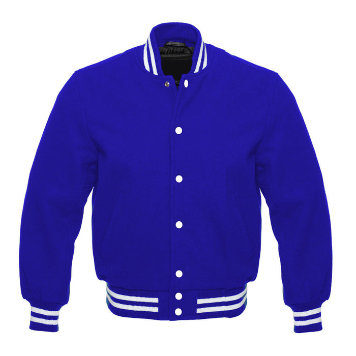 Buy Blue and White Wool Jackets for men and woman- Solo Fashion Wear