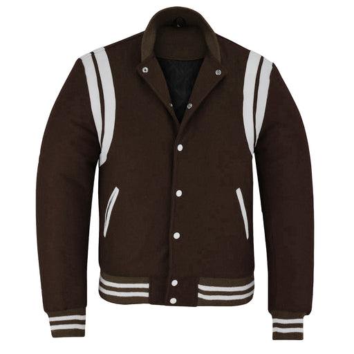 Double Strip Jacket Brown/White