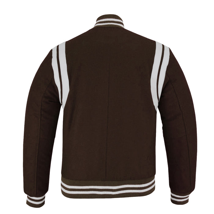 Double Strip Jacket Brown/White