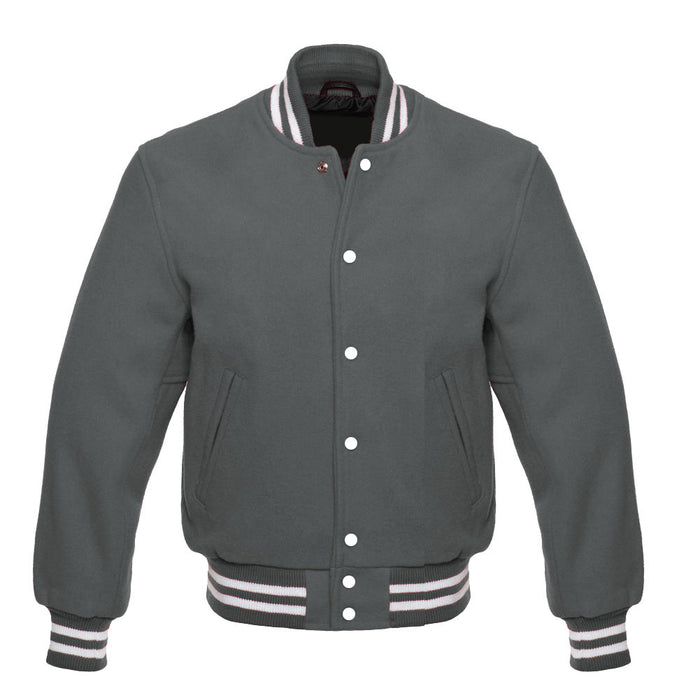 Buy Grey and White Wool Jackets for men and woman- Solo Fashion Wear