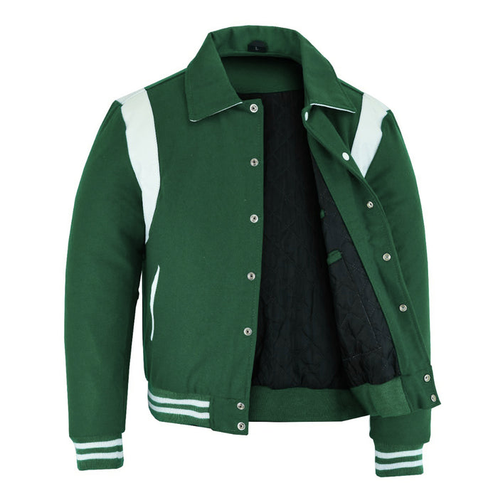 Single Strip Jacket Green/White