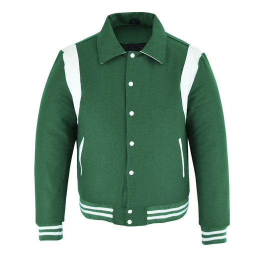 Single Strip Jacket Green/White