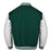 Classic Varsity Bomber jacket Green Wool With White Sleeves Jacket