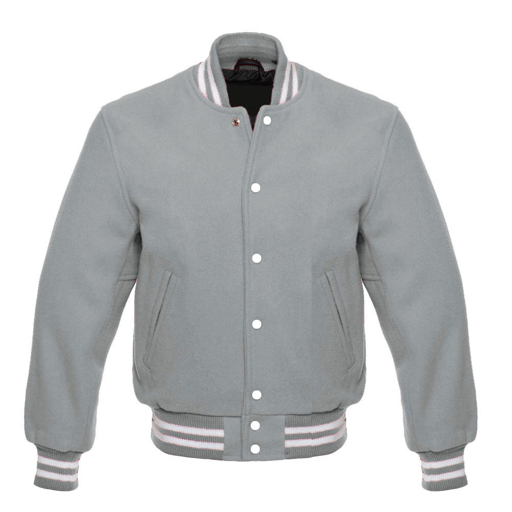 Buy Grey and White Wool Jackets for men and woman- Solo Fashion Wear