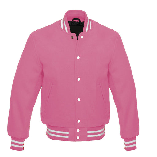 Buy Light Pink and White Wool Jackets for men and woman- Solo Fashion Wear