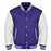 Classic Varsity Bomber jacket Navy Blue Wool With White Sleeves Jacket