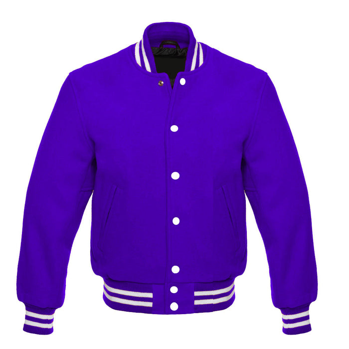 Buy Purple and White Wool Jackets for men and woman- Solo Fashion Wear