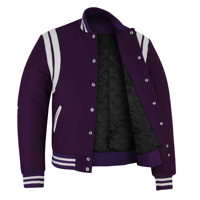 Double Strip Jacket Purple/White