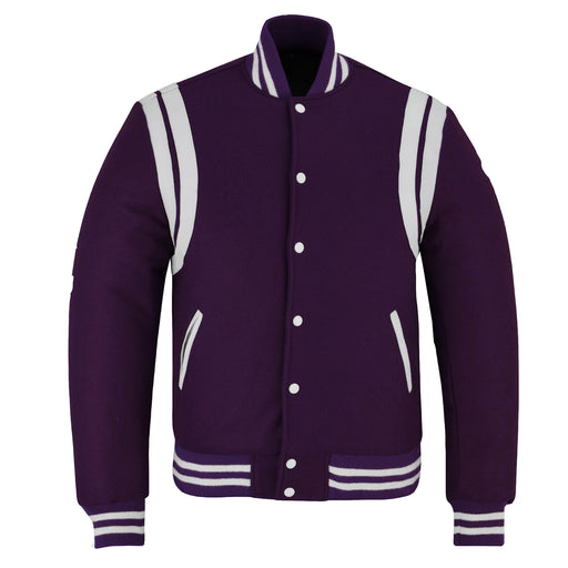 Double Strip Jacket Purple/White