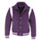 Single Strip Jacket Purple/White