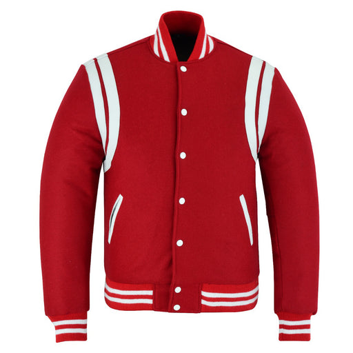 Double Strip Jacket Red/White