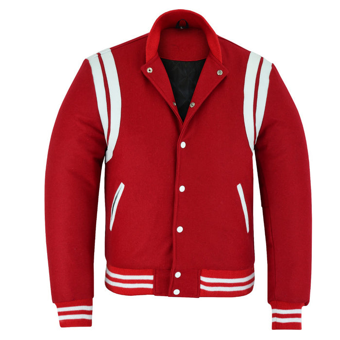 Double Strip Jacket Red/White