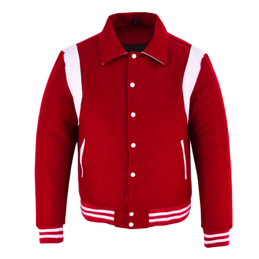 Single Strip Jacket Red/White