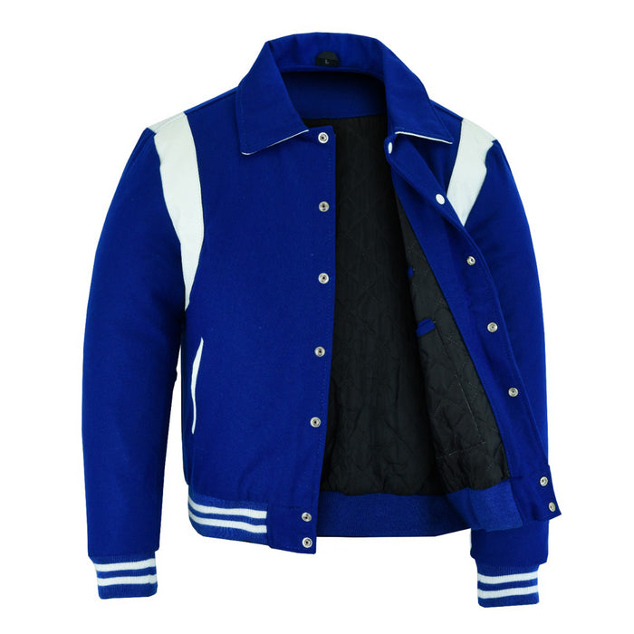 Single Strip Jacket Royal/White