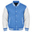 Classic Varsity Bomber jacket Sky Blue Wool With White Sleeves Jacket