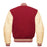 Classic Varsity Bomber jacket Maroon Wool With Cream Sleeves Jacket