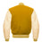 Classic Varsity Bomber jacket Yellow Wool With Cream Sleeves Jacket